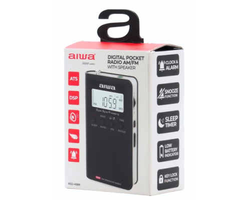 Aiwa RSD-45BK radio Portátil Negro