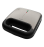 Aiwa TETSU sandwichera 750 W Acero inoxidable, Negro