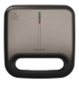Aiwa TETSU sandwichera 750 W Acero inoxidable, Negro