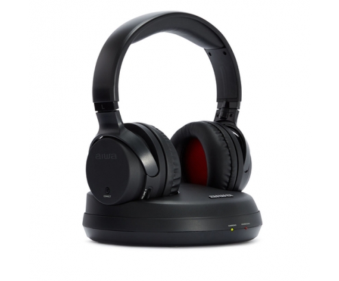 Aiwa WHF-930D auricular y casco Auriculares Inalámbrico Diadema TV Negro