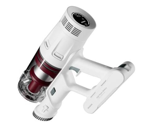 Aiwa ZENKAISUI EVO 4 Escoba eléctrica Batería Secar HEPA Sin bolsa 0,6 L 500 W Blanco 3 Ah