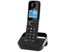 Alcatel F860 Teléfono DECT/analógico Identificador de llamadas Negro