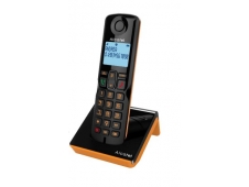 Alcatel S280 Teléfono DECT Identificador de llamadas Negro, Naranja
