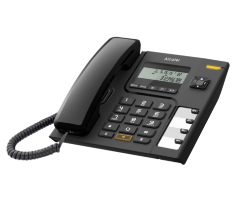 Alcatel T56 Teléfono analógico Identificador de llamadas Negro