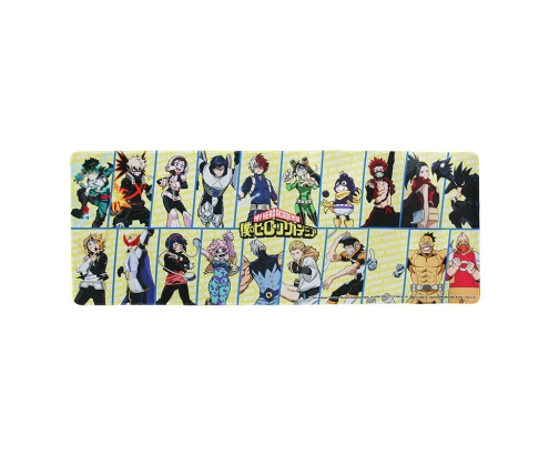 Alfombra de escritorio My Hero Academia personajes 30cm x 80cm