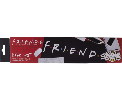 Alfombrilla de Escritorio Friends 80 x 30 cm Antideslizante para Teclado y Ratón