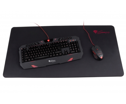 ALFOMBRILLA G͉NESIS CARB͓N 500 MAXI NEGRO NPG-0660