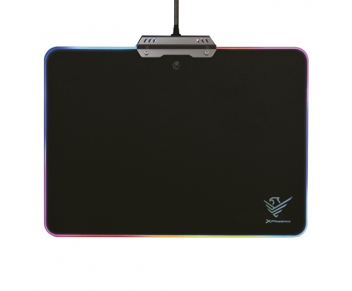 Alfombrilla phoenix gaming 10 modos de iluminacion usb negro PHFACTOR-XPAD