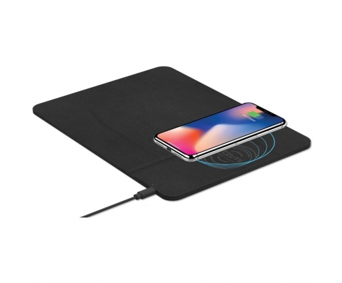 ALFOMBRILLA SUBBLIM WIRELESS CHARGER PU NEGRO SUB-MP-10WPU01