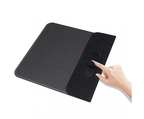 ALFOMBRILLA SUBBLIM WIRELESS CHARGER PU NEGRO SUB-MP-10WPU01