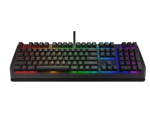 Alienware AW410K teclado USB QZERTY Internacional de EE.UU. Negro