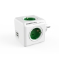 Allocacoc PowerCube Original USB base múltiple 4 salidas AC Interior Verde, Blanco