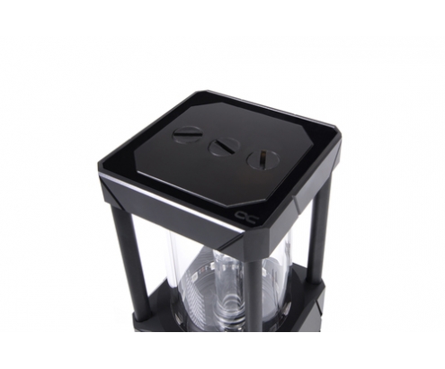 Alphacool Aurora D5 Universal Depósito de refrigeración por agua Negro, Transparente 1 pieza(s)