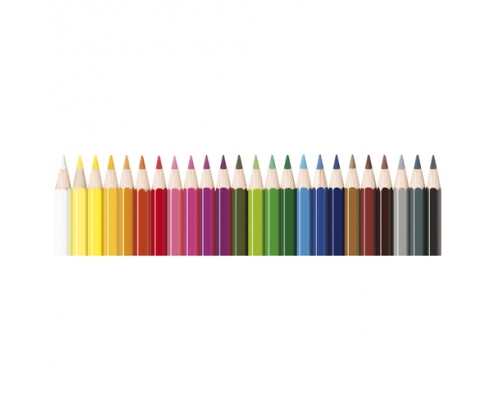 Alpino AL000247 lápiz de color Negro, Azul, Bronce, Marrón, Verde, Gris, Azul claro, Verde claro, Rosa claro, Naranja, Melocotón, Rosa, Púrpura, R