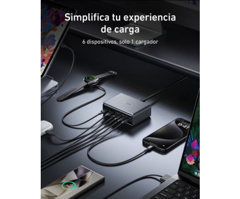 Anker A2683341 cargador de dispositivo móvil Universal Negro Carga rápida Interior
