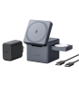 Anker Innovations Y1811G11 cargador de dispositivo móvil Auriculares, Smartphone, Reloj inteligente Negro Corriente alterna, USB Cargador inalámbric