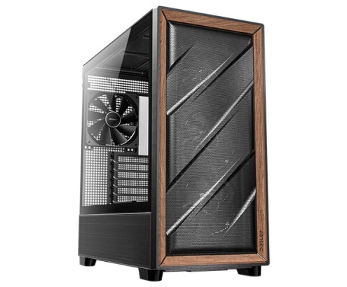 Antec 0-761345-10133-2 carcasa de ordenador Midi Tower Negro, Madera