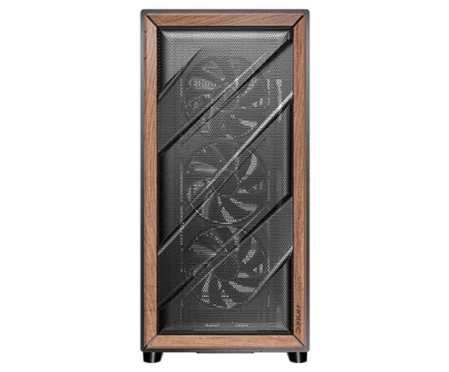 Antec 0-761345-10133-2 carcasa de ordenador Midi Tower Negro, Madera