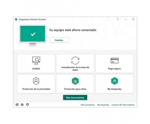 ANTIVIRUS KASPERSKY INTERNET SECURITY 2020 3 DISPOSITIVOS 1 AÍ‘O NO CD KL1939S5CFS-20