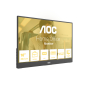 AOC 16T20E2 monitor o TV portátil Monitor portátil Negro 39,6 cm (15.6