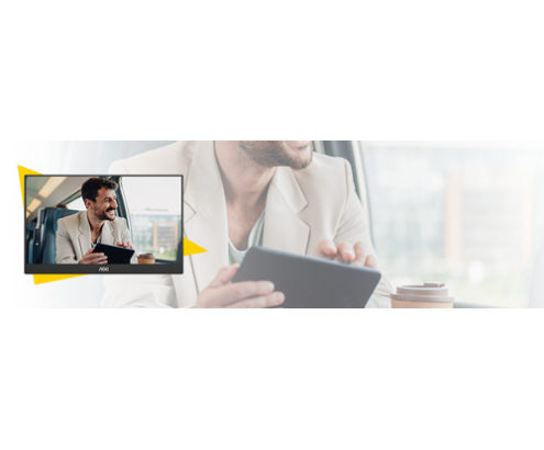 AOC 16T20E2 monitor o TV portátil Monitor portátil Negro 39,6 cm (15.6