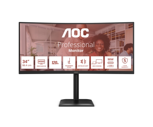 AOC E4 CU34E4CV pantalla para PC 86,4 cm (34