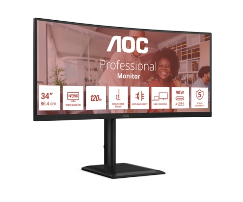 AOC E4 CU34E4CV pantalla para PC 86,4 cm (34