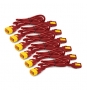 APC AP8704S-WWX340 cable de transmisión Rojo 1,22 m C13 acoplador C14 acoplador