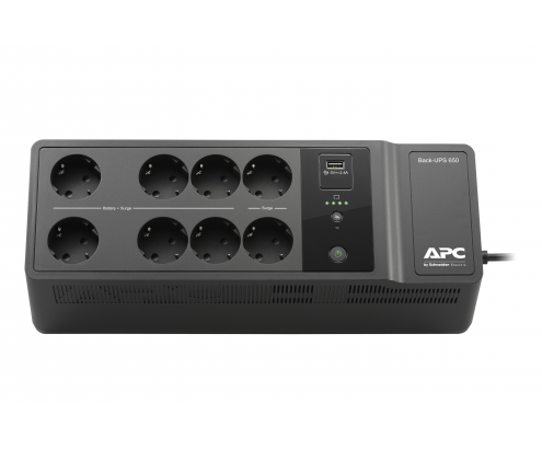 APC Back-UPS 650VA 230V 1 USB charging port - (Offline-) USV En espera (Fuera de lÍ­nea) o Standby (Offline) 400 W