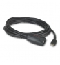 APC NetBotz Latching Repeater Cable USB A Macho-Hembra 5,00 m Negro