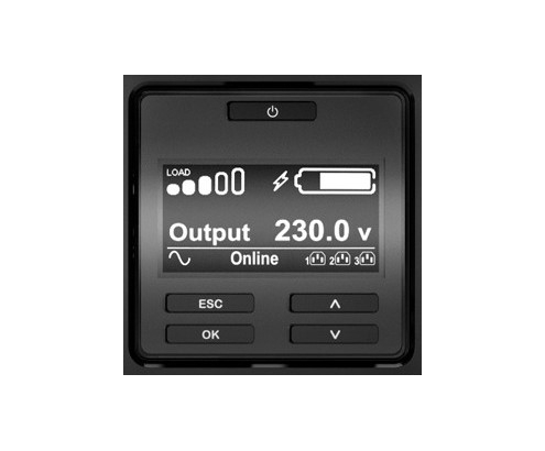 APC sistema de alimentación ininterrumpida (UPS) Doble conversión (en lÍnea) 1000 VA, 1000 W Negro