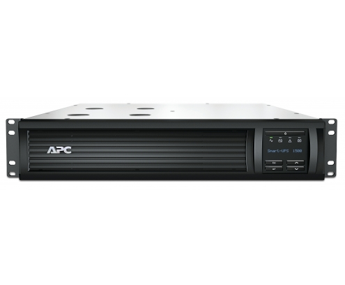 APC sistema de alimentación ininterrumpida (UPS) LÍ­nea interactiva 1500 VA, 1000 W, 4 salidas AC (2U) Negro