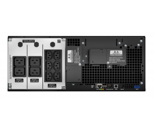 APC Smart-UPS Doble conversión (en lÍ­nea) 6000 VA 6000 W 10 salidas AC Negro