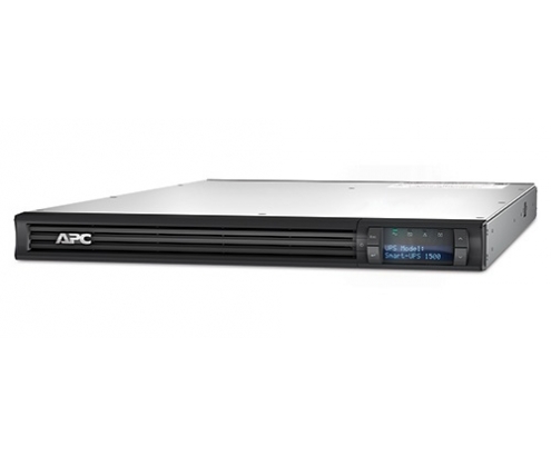 APC Smart-UPS LÍnea interactiva 1500 VA 1000 W 4 salidas AC 1U Negro