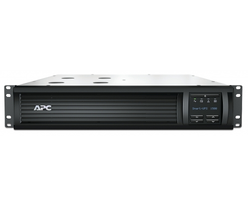 APC Smart-UPS LÍ­nea interactiva 1500VA, 1000 W, 4 salidas AC 2U Negro