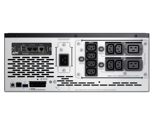 APC Smart-UPS LÍ­nea interactiva 3000 VA 2700 W 10 salidas AC 4U Negro