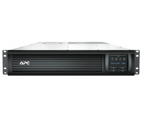 APC Smart-UPS LCD RM with SmartConnect LÍ­nea interactiva 2200VA, 1980 W, 9 salidas AC (2U) Negro, Metalico