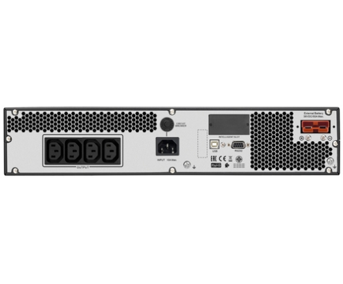 APC SRV1KRILRK sistema de alimentación ininterrumpida (UPS) Doble conversión (en lÍ­nea) 1 kVA 800 W 4 salidas AC
