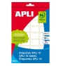APLI 01639 etiqueta autoadhesiva Rectángulo Permanente Blanco 420 pieza(s)