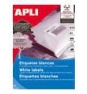 APLI 01796 etiqueta autoadhesiva Blanco 4000 pieza(s)