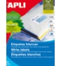 APLI 02411 etiqueta autoadhesiva Blanco 1000 pieza(s)