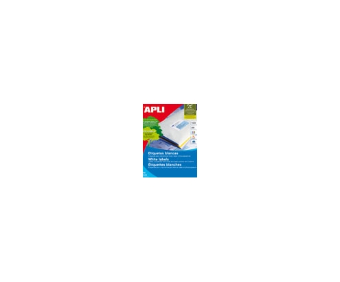 APLI 02411 etiqueta autoadhesiva Blanco 1000 pieza(s)