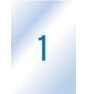 APLI 10053 etiqueta de impresora Transparente