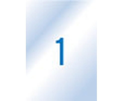 APLI 10053 etiqueta de impresora Transparente