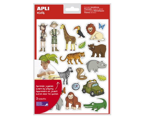 APLI 11433 etiqueta decorativa engomada Desmontable