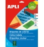 APLI 12993 etiqueta de impresora Rojo Etiqueta para impresora autoadhesiva