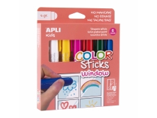 APLI 19363 marcador de tiza Bala Azul, Verde, Rosa, Rojo, Blanco, Amar...