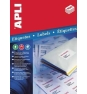 APLI Labels 105 x 148mm etiqueta autoadhesiva Blanco 400 pieza(s)