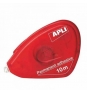 APLICADOR ADHESIVO DOBLE CARA APLI CINTA PRECORTADA DISEÍ‘O ERGONOMICO ROJO 10966