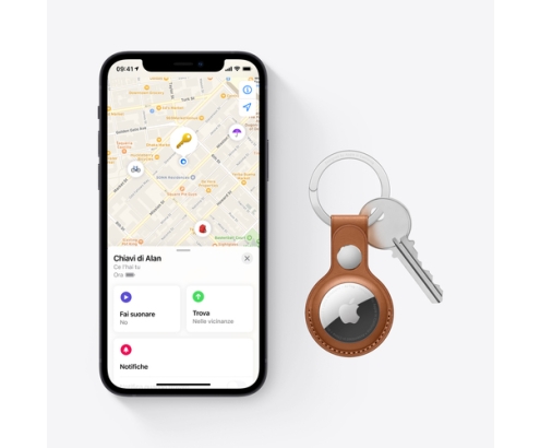 Apple AirTag Elemento Buscador Plata, Blanco